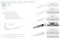 ARROW X-Kone silencer Suzuki GSX-S 1000 / 1000 F 17-19