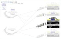 ARROW Thunder Titan Yamaha MT-09/Tracer 13-19