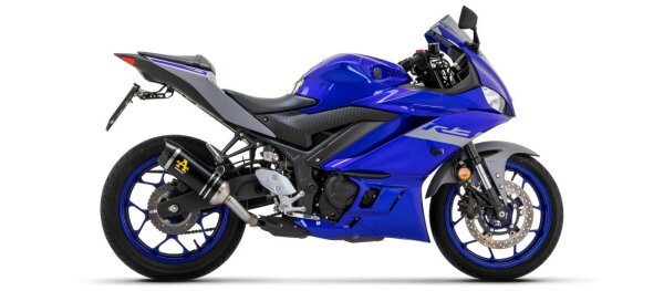 ARROW Thunder Aluminium schwarz Yamaha MT-03/YZF-R3/ 16-23