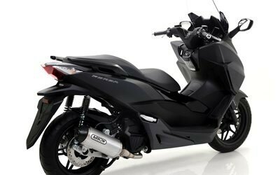 53056KZ-Arrow Krümmer mit Kat für Race-Tech Endschalldämpfer Honda Forza 125 ´15