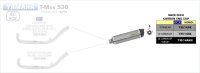 ARROW Race-Tech Aluminium schwarz", " Yamaha...