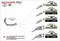 ARROW GP2 Titan HONDA CB 1000R 18-24