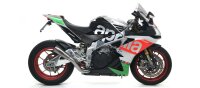 ARROW Pro-Race nichrom Dark" silencers kit" Aprilia RSV 4 RR / RF 17-18