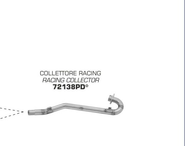 72138PD-Arrow Racing Krümmer KSR Moto TW 125 SM 17-18