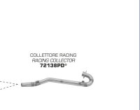 72138PD-Arrow Racing Krümmer KSR Moto TW 125 SM 17-18