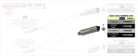 ARROW Race-Tech Aluminium schwarz", " Honda CB...
