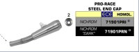 ARROW Pro Race Edelstahl Schwarz Honda CB 500 F 19-
