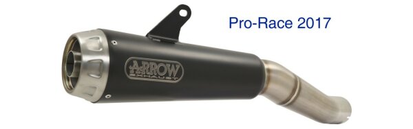 ARROW Pro-Race Edelstahl schwarz Husqvarna Svartpillen/Vitpilen 401 Â´18-19