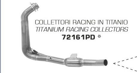 72161PD-Arrow Krümmer Titan Yamaha Tenéré 700 19-20