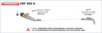 72174PD-Arrow Verbindungsrohr Titan HONDA CRF 450 R 21-