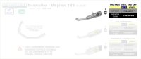 ARROW Pro-Race Edelstahl schwarz Husqvarna...