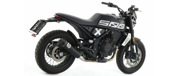 ARROW Rebel Edelstahl schwarz Brixton CrossFire 500 X 2021