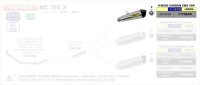 71933XKI-ARROW X-Kone Edelstahl HONDA NC 750 X 21-