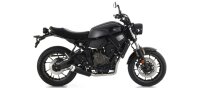 ARROW Rebel Edelstahl schwarz YAMAHA XSR 700 21-