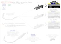 ARROW Sonora Titan schwarz HONDA CRF 1000 L Africa Twin...