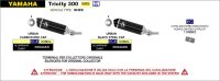 ARROW Urban Aluminium schwarz YAMAHA TRICITY 300 21-22