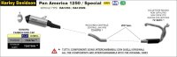 ARROW SONORA Titan schwarz Pan America 1250 20-22