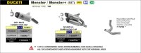 71767MI-Arrow Katersatzrohr Ducati Monster 937 21-22