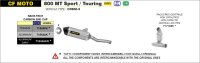 ARROW Race-Tech Titan CF Moto  800 MT Sport/ Touring 22-
