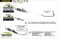 ARROW Indy-Race Titan KAWASAKI Ninja 400-Z 400 2023
