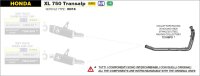 72189PD-ARROW Krümmer HONDA XL 750 Transalp 23-24