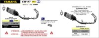 ARROW Pista Titan schwarz Yamaha YZF R7 21-23