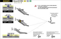 ARROW Dakar Replica Edelstahl DUCATI Desert X 950 22-23