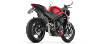ARROW VELOCE Aluminium schwarz TRIUMPH STREET TRIPLE 765...