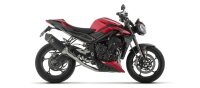 ARROW VELOCE Aluminium schwarz TRIUMPH STREET TRIPLE 765 RS 23-