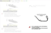 72192PD-ARROW Krümmer TRIUMPH TIGER 850-900 20-23