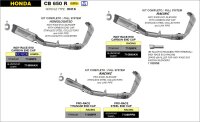 ARROW Pro-Race Edelstahl schwarz HONDA CB 650 R-CBR 650 R...