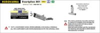 ARROW Indy-Race Aluminium schwarz Husqvarna Svartpilen...