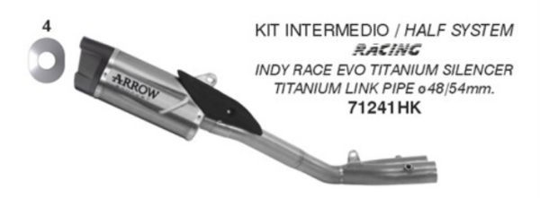ARROW  Indy Race EVO Racing Yamaha MT-10 2022/2024