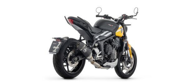 ARROW Komplettanlage Racing VELOCE Aluminium schwarz TRIUMPH TRIDENT 660 2025-