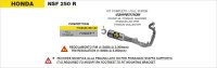 ARROW Competition Rund Volltitan HONDA NSF 250 R 12-25