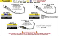 ARROW  Thunder Yamaha MT-07 2025