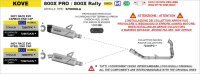 ARROW INDY RACE EVO Titan mit Carbonendkappe KOVE 800X PRO-RALLY 2025