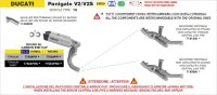 ARROW Round Silencer Titan DUCATI PANIGALE V2-S 2025