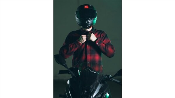 ARMR Prime 2.0 Shirt Jacke  rot / schwarz