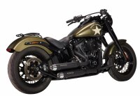 Miller Offset Hellcat Softail Auspuffanlage Harley Davidson Softail Modelle