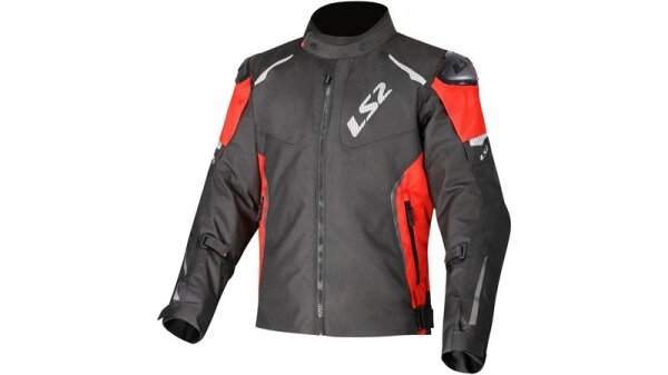 JACKE LS2 ZOOM HERREN SCHWARZ ROT