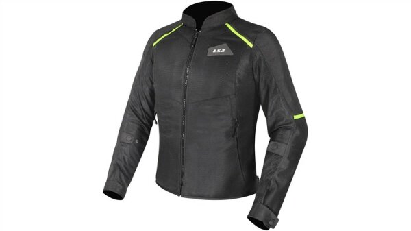 JACKE LS2 BREEZE DAMEN SCHWARZ/GELB