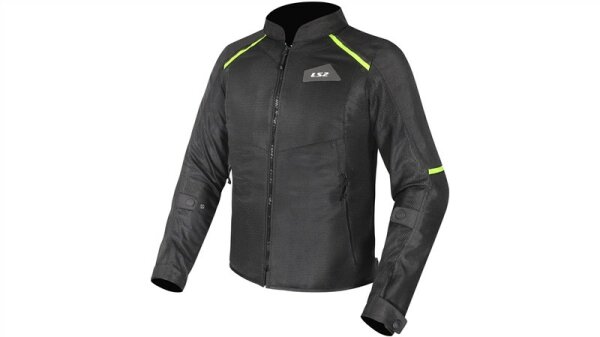 JACKE LS2 BREEZE HERREN SCHWARZ/GELB
