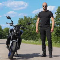 Trilobite Jeans Parado Monolayer CE AAA Herren schwarz, Slim Fit -