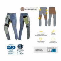 Trilobite Jeans Parado Doublelayer CE AAA Herren blau, Slim Fit -