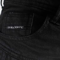 Trilobite Jeans Parado Doublelayer CE AAA Herren schwarz, Slim Fit -