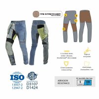 Trilobite Jeans Parado Doublelayer CE AAA Herren hellgrau, Slim Fit -