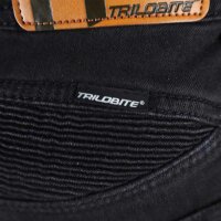 Trilobite Jeans Parado Doublelayer AAAA Herren schwarz, Slim Fit -