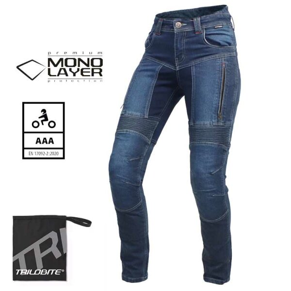 Trilobite Jeans Parado Monolayer CE AAA Damen blau, Slim Fit -