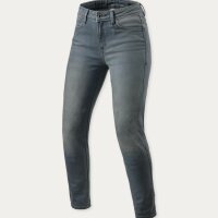 REVIT!  Marley Ladies SK Jeans Damen Mittelgrau Used L30